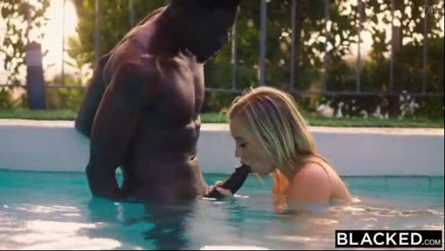 Blacked hot blonde secretly fucks her roommate's bf
